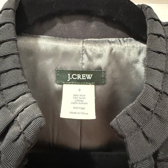 J. Crew Black Couture Like Jacket - Picture 2 of 3